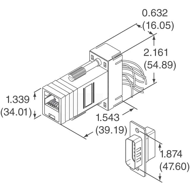 RJADK25P7080811 NorComp Inc.  Between Series Adapters